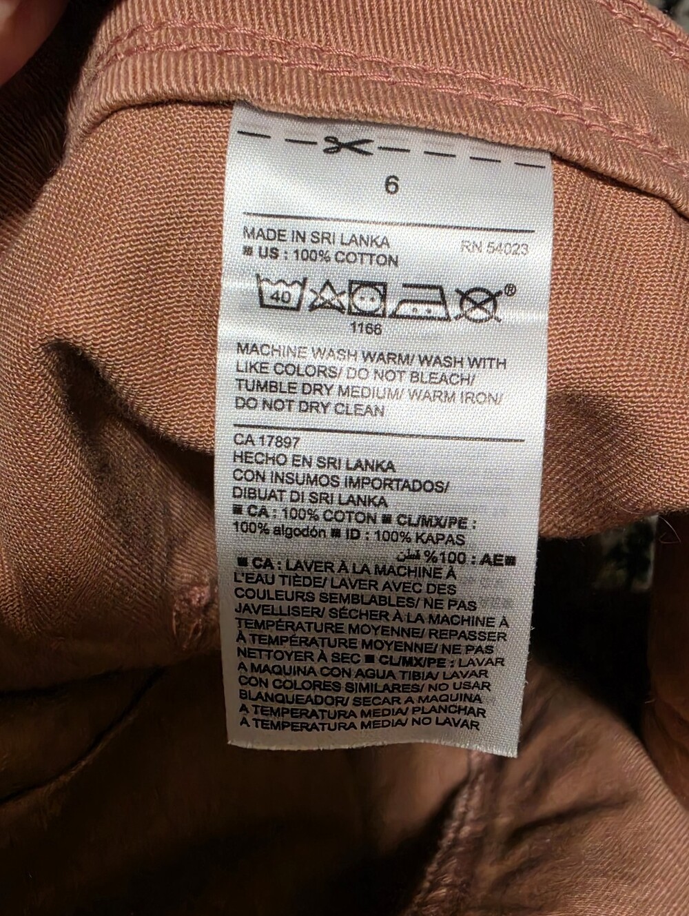 OLD NAVY Mini Skirt Womens Size 6 Tan Brown Button Front Cotton Utility Boho NWT - Picture 7 of 7
